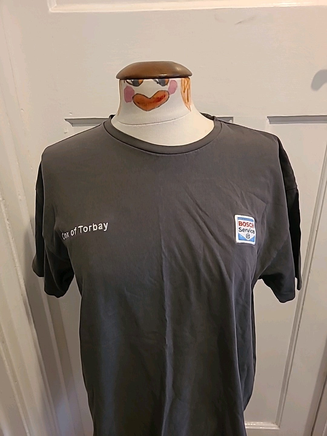 Mens Uneek Size Large Dark Brown Cox Of Torbay Tshirt