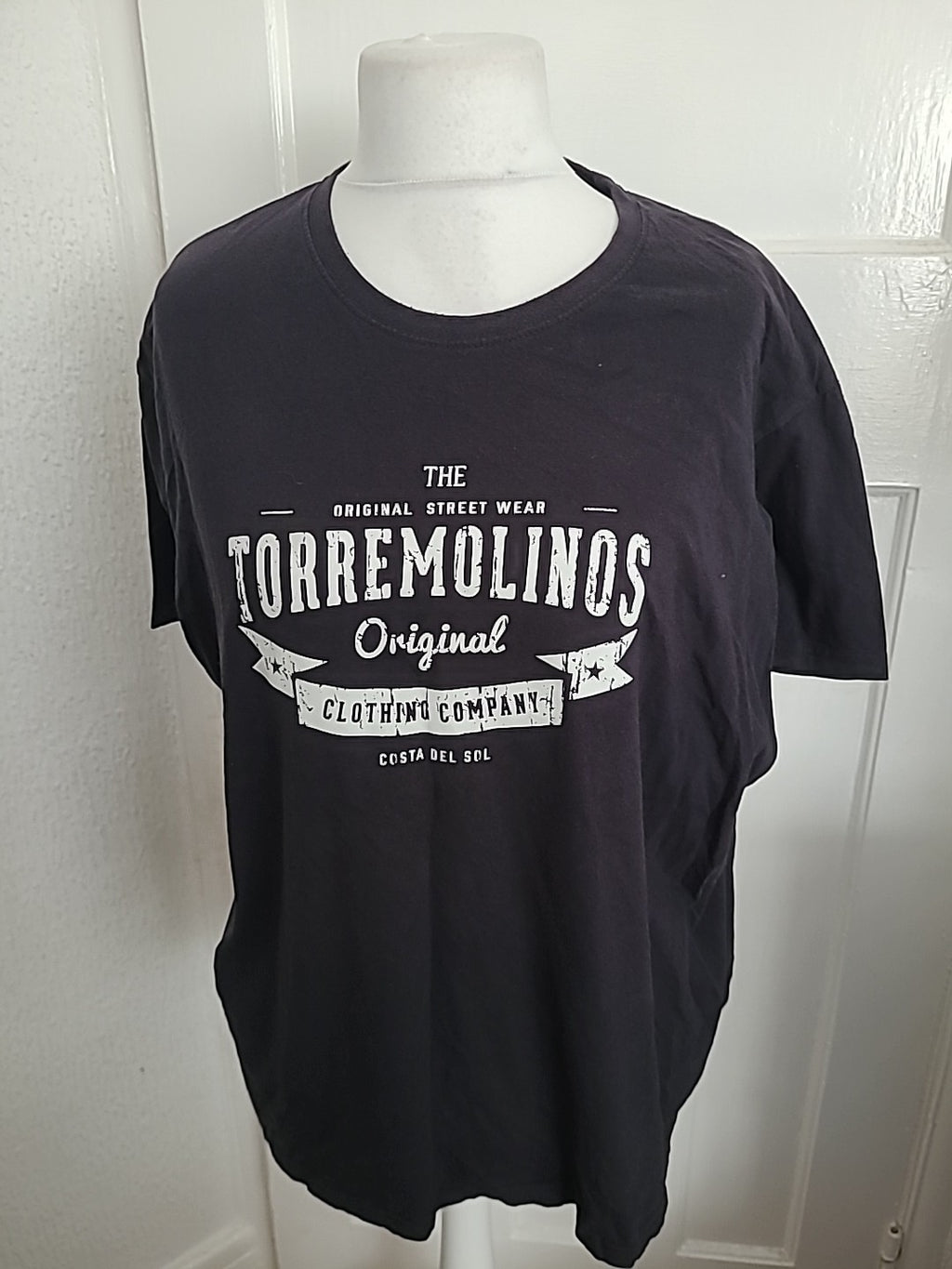 Mens Roly Size 3XL Black Printed Short Sleeved Tshirt