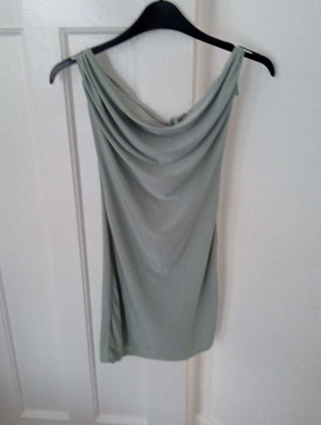 Ladies Boohoo Size 4 Dress Bodycon Sage Green Dress
