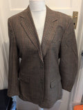 40R Multicoloured Lined Padded Suit Jacket