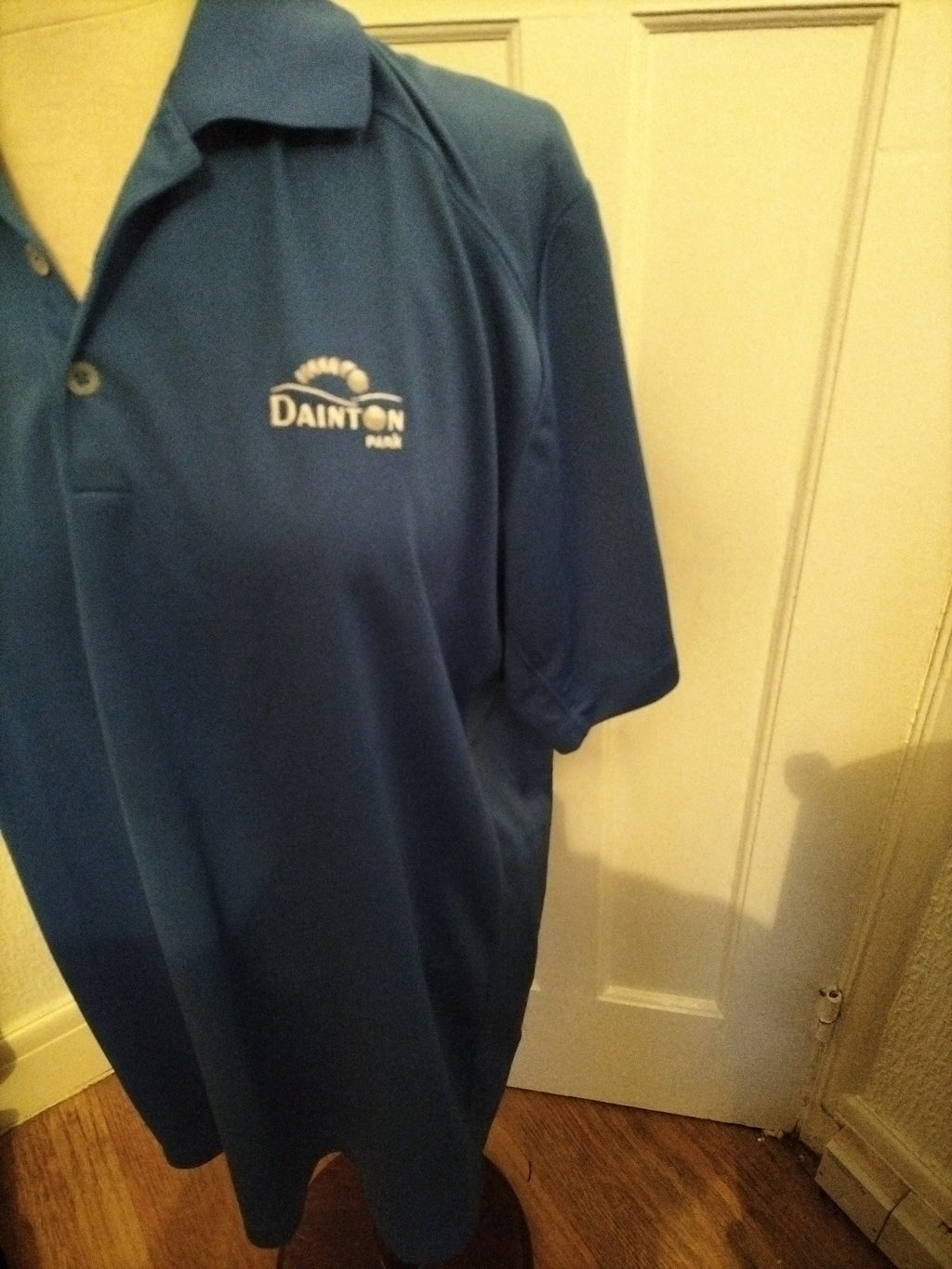 Mens Nike Golf Size XL Tour Performance Blue Polo
