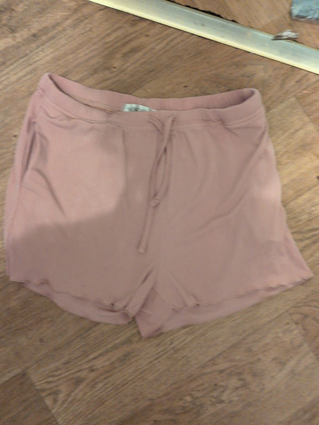 Ladies Woman Large Pale Brown Sleep Shorts Elasticated Pyjama.
