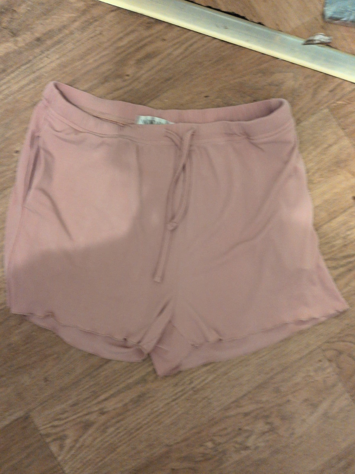 Ladies Woman Large Pale Brown Sleep Shorts Elasticated Pyjama.