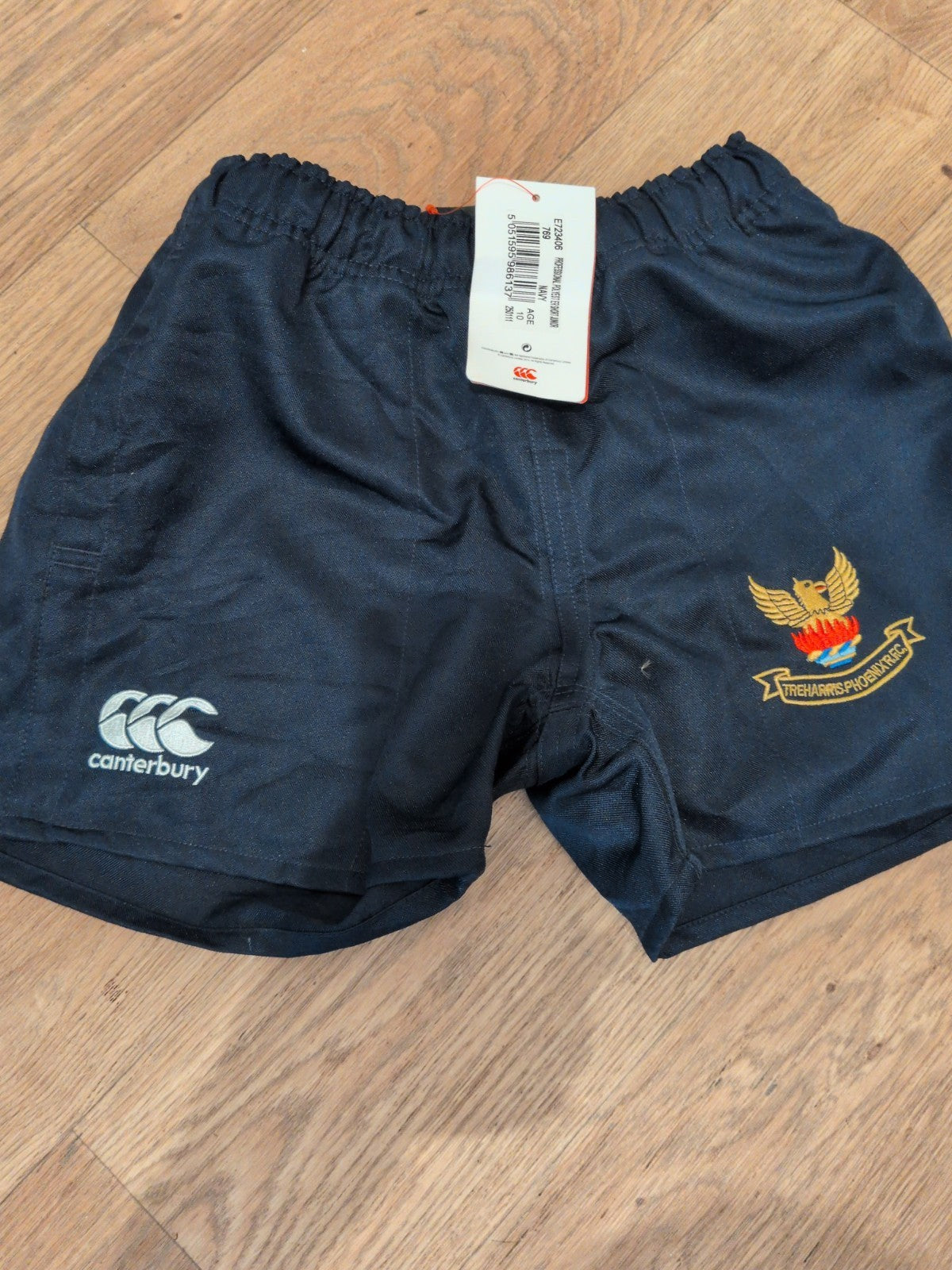 Brand New Canterbury 10 Years Navy Shorts Elasticated