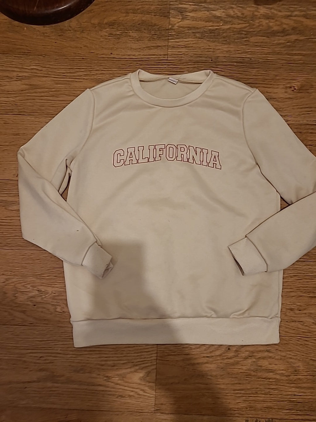 Girls Age 11-12 Years Beige "California" Jumper
