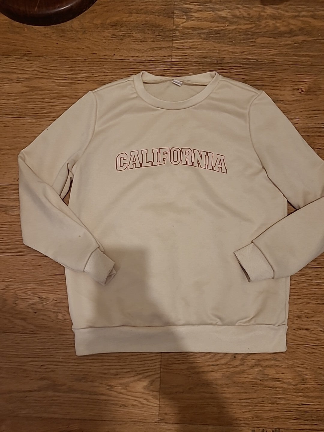 Girls Age 11-12 Years Beige "California" Jumper