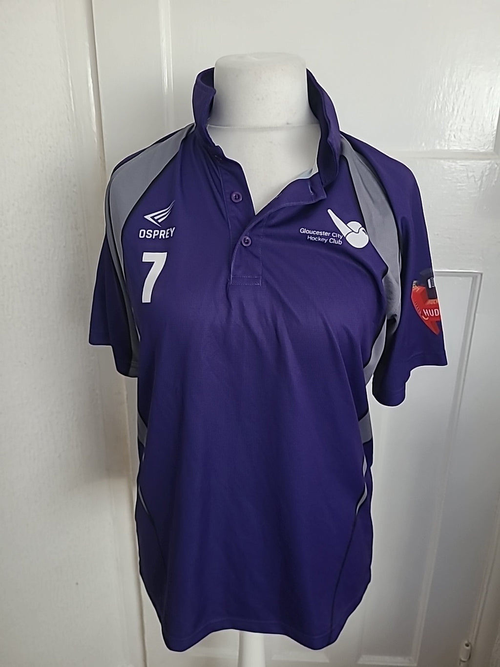 Mens Osprey Size M Purple Gloucester City Hockey Club Tshirt