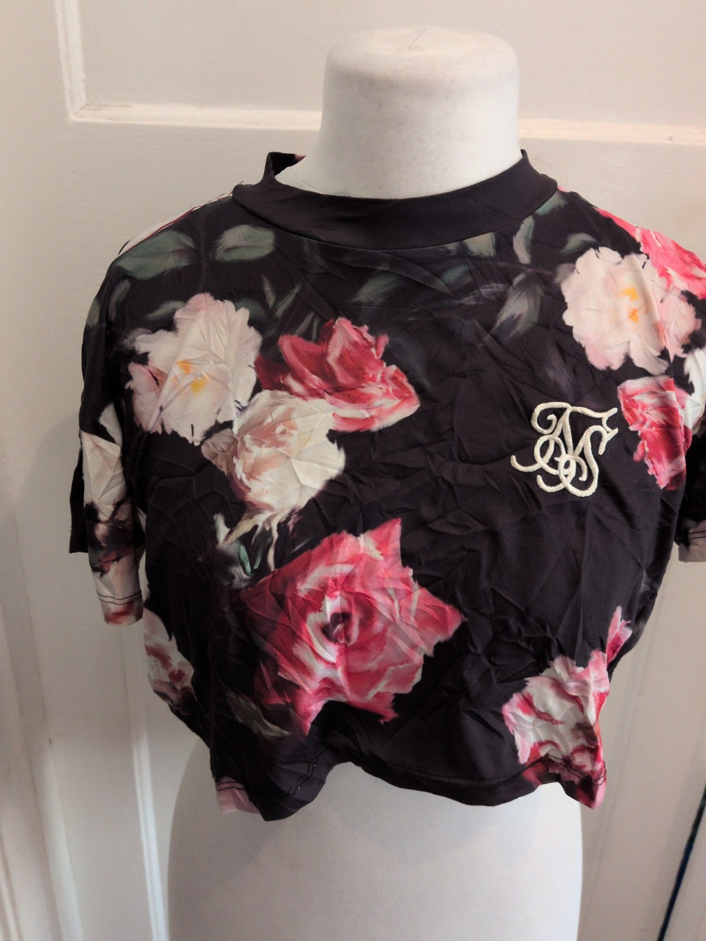 Siksilk Small Floral T-shirt Short Sleeve Ladies