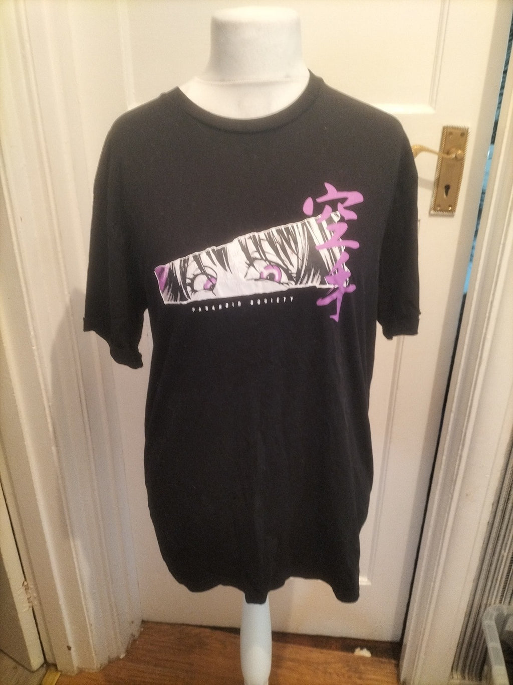 Mens FABN Size L Relaxed Fit Print Short Sleeved Tshirt