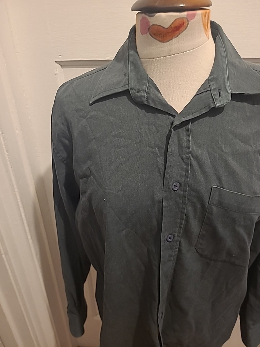 Mens Northwood Size Small Grey Long Sleeved Shirt