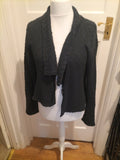 Ladies Genghis Khan Size 2 Black Cardigan