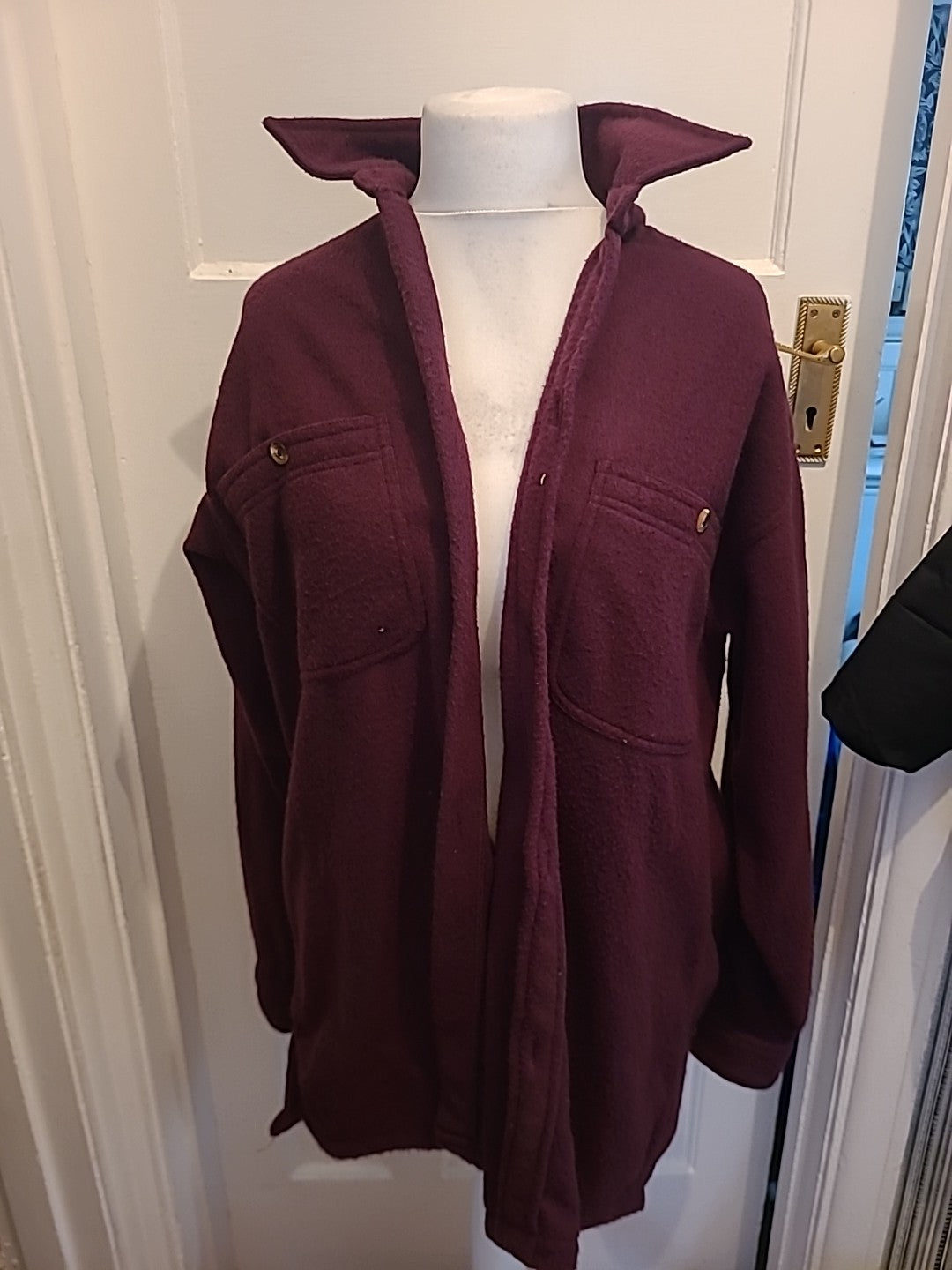 Mens Territory Size M Purple Cardigan