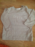 Boys George 9-12 Beige Tshirt