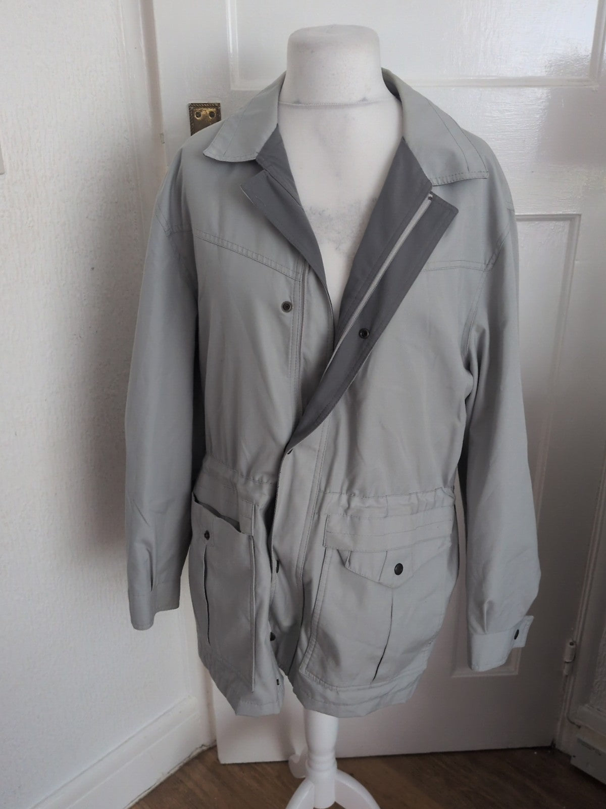Dannimac XL Grey Long Sleeve Coat