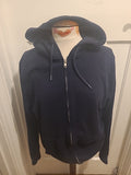 Mens George Size Medium Navy Zip Through Jacket