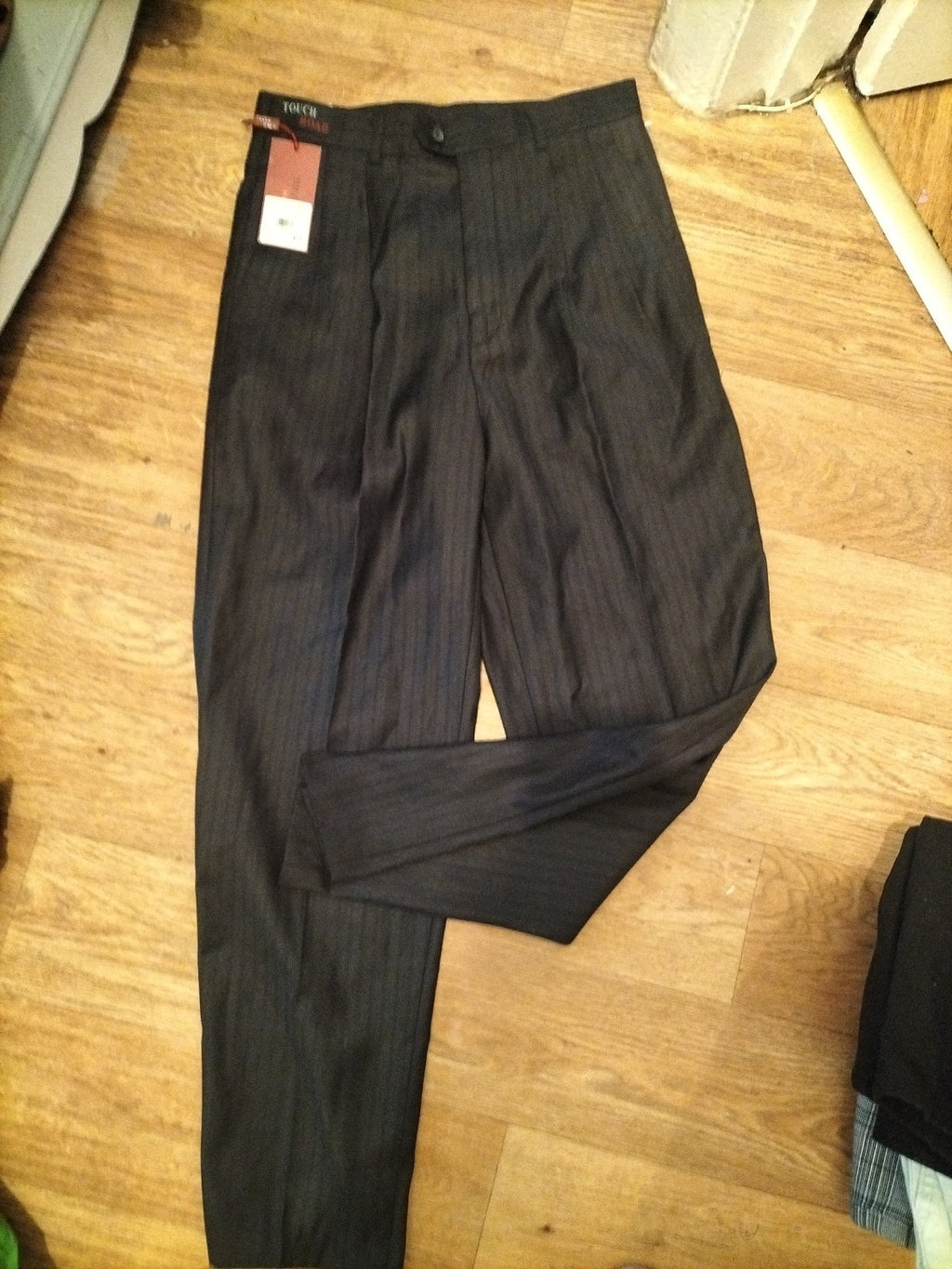 Brand New Mens Touch Road Size 29x30 Black Trousers