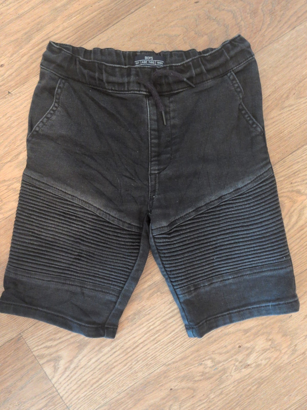 Next 7 Years Black Denim Shorts