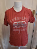 Mens Volkswagen Size M Multi Coloured Camper Van Tshirt