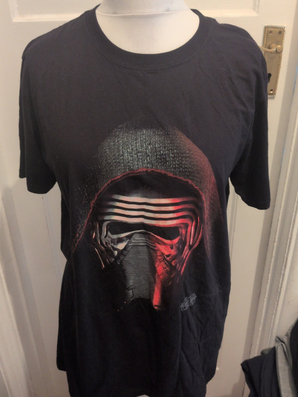 Star Wars Large Black Print Darth Vader Short Sleeve T-shirt