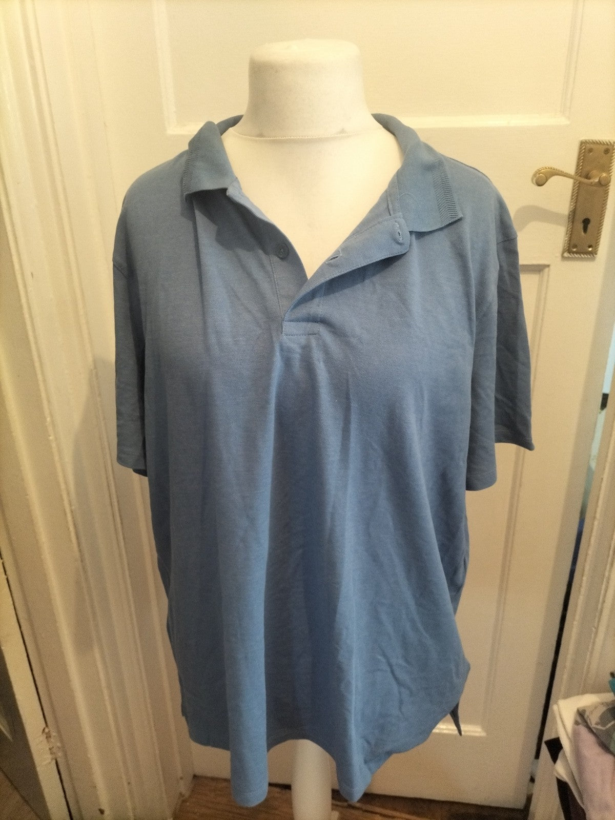32⁰ Cool 2XL Blue Short Sleeve Polo