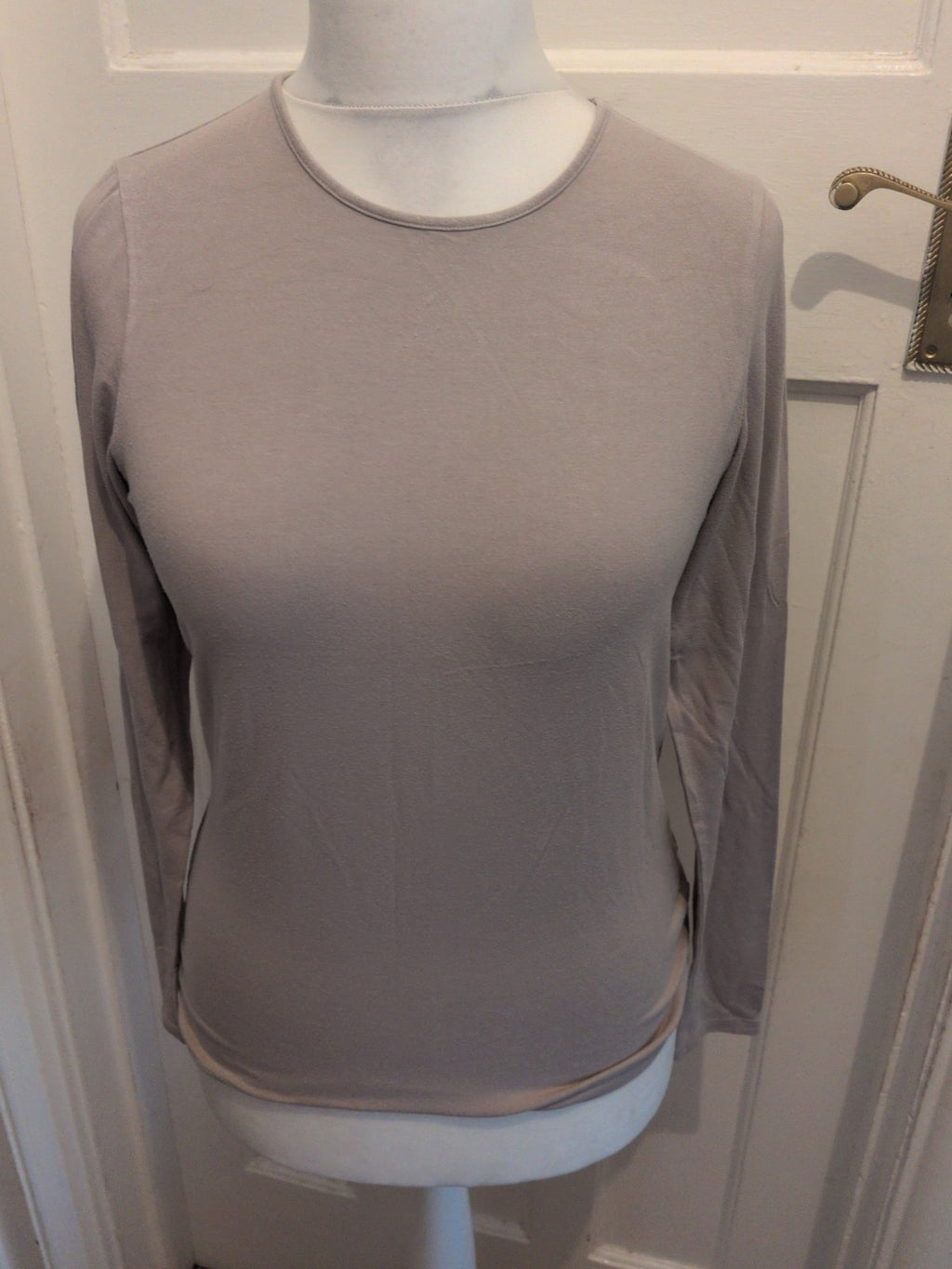 Pure Collection 14 Grey Neutral Long Sleeve T-shirt