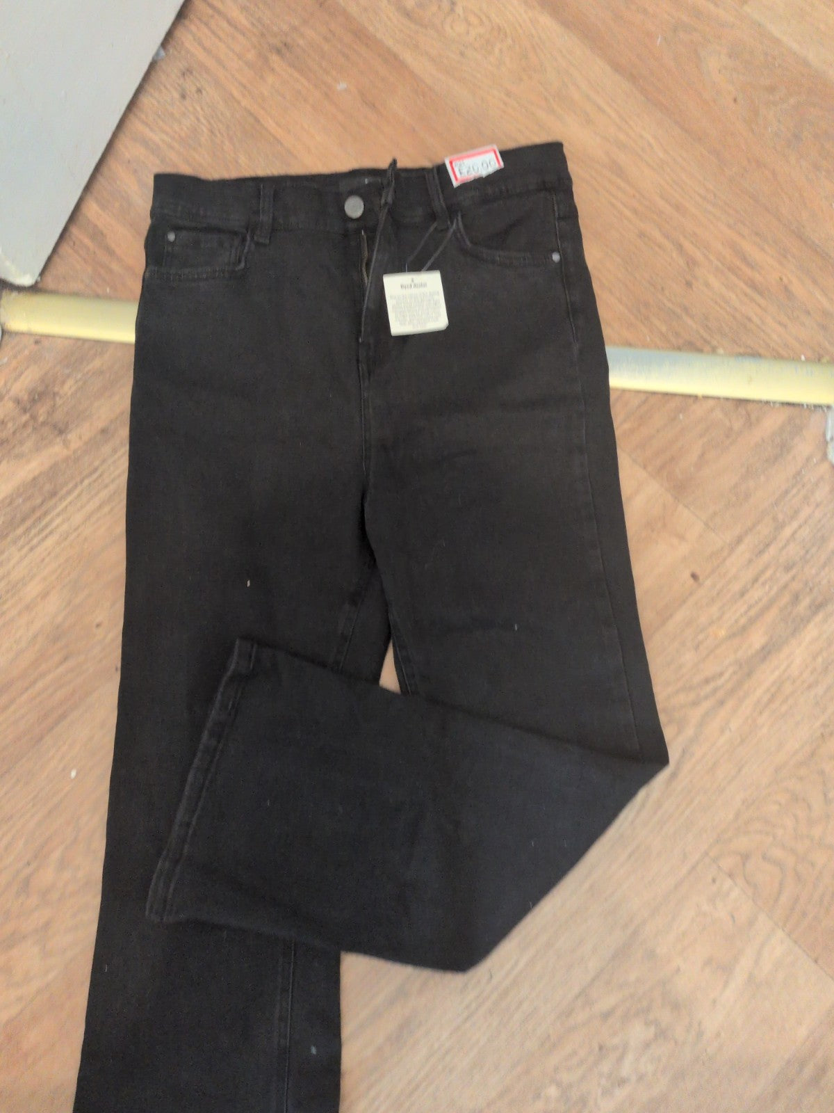 Brand New Ladies Tu Size 14 Black Cropped Kickflare Jeans
