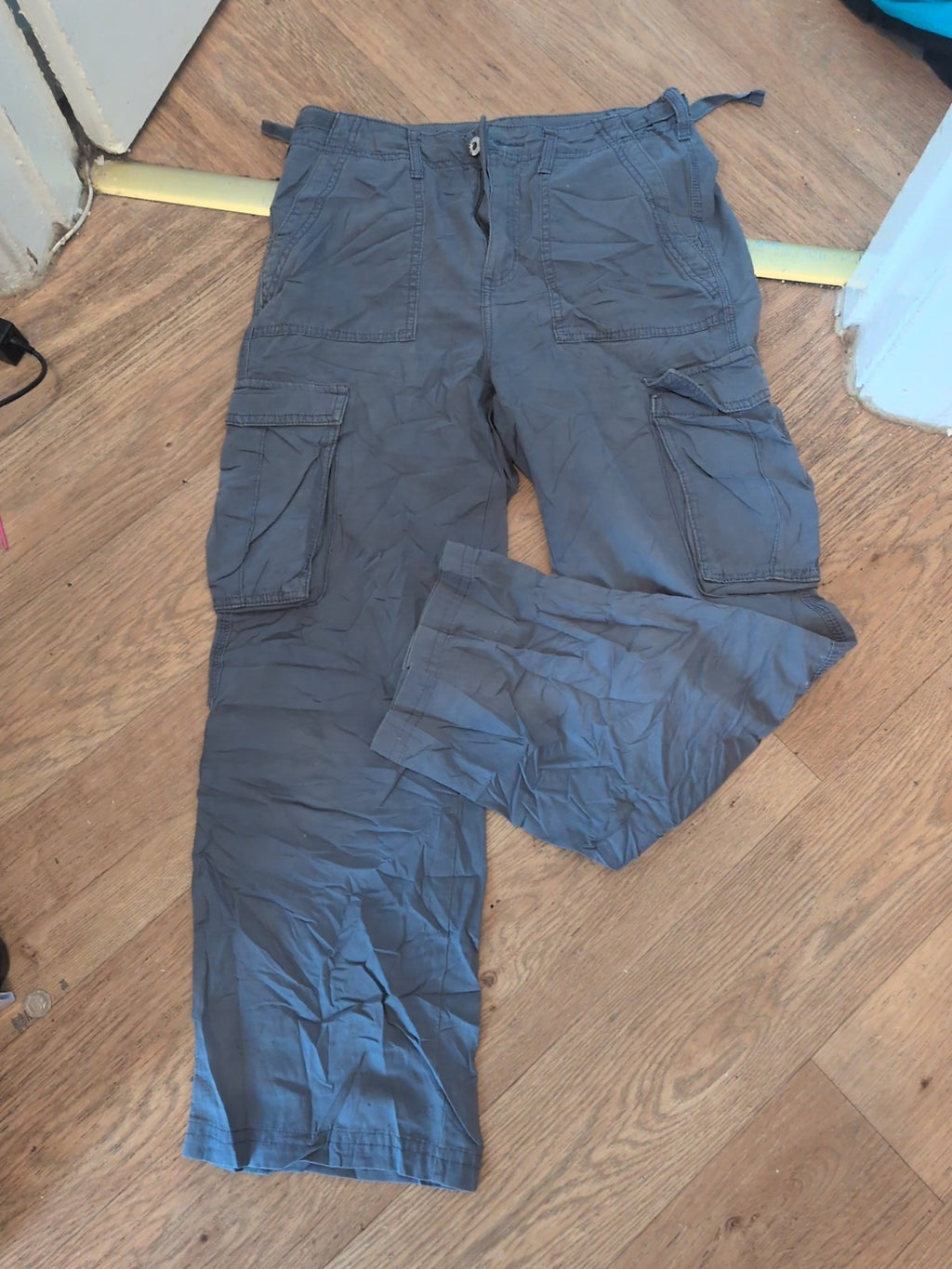Berskha 8 Cargo Straight Grey Trousers