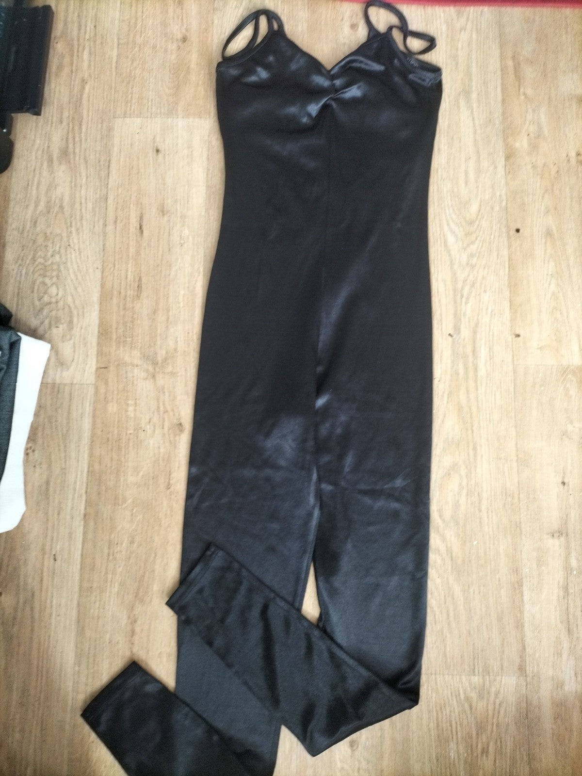 Ladies Topshop Size 8 Black Sleeveless Jumpsuit