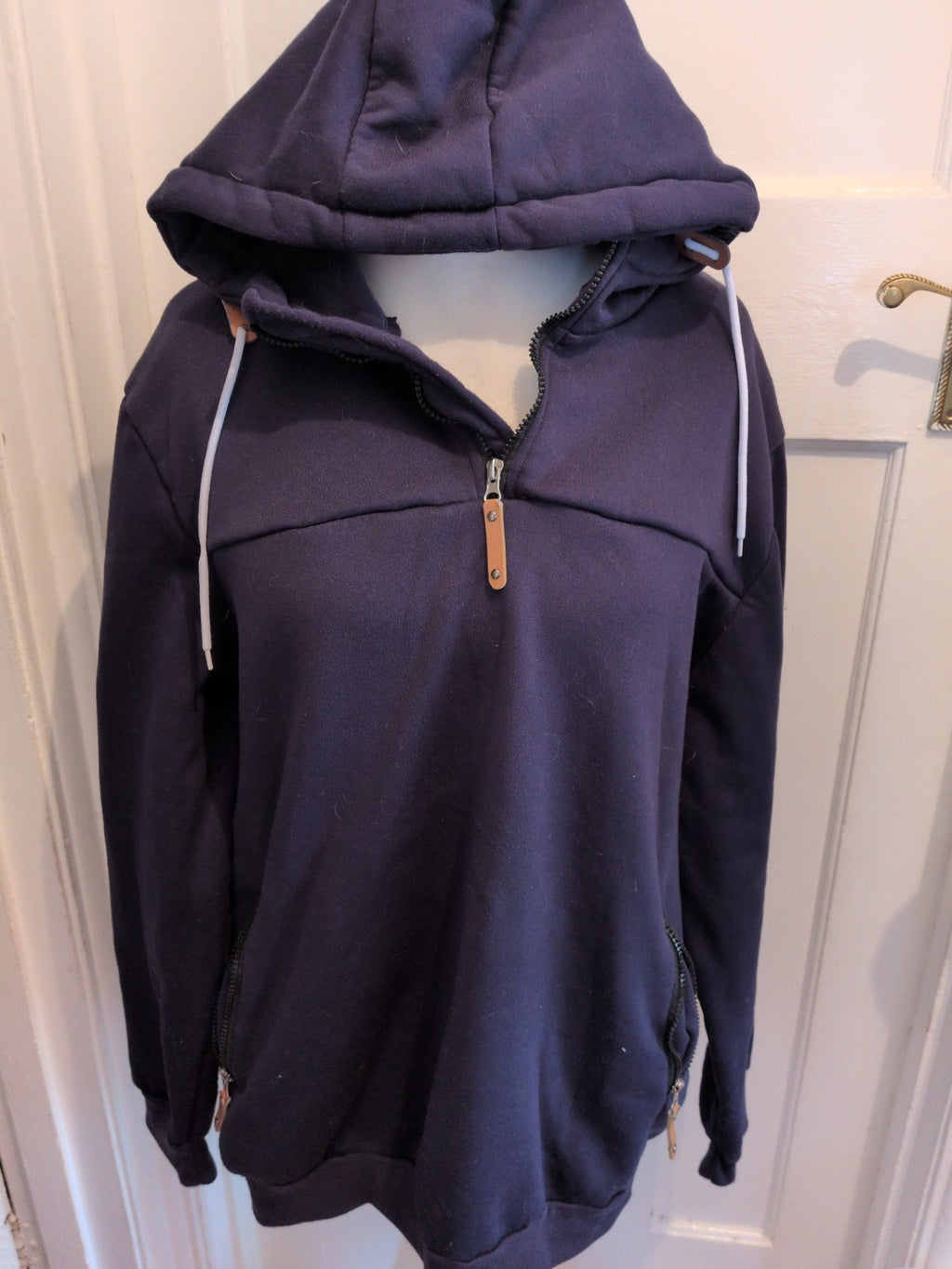 2XL Navy Pullover Hoodie