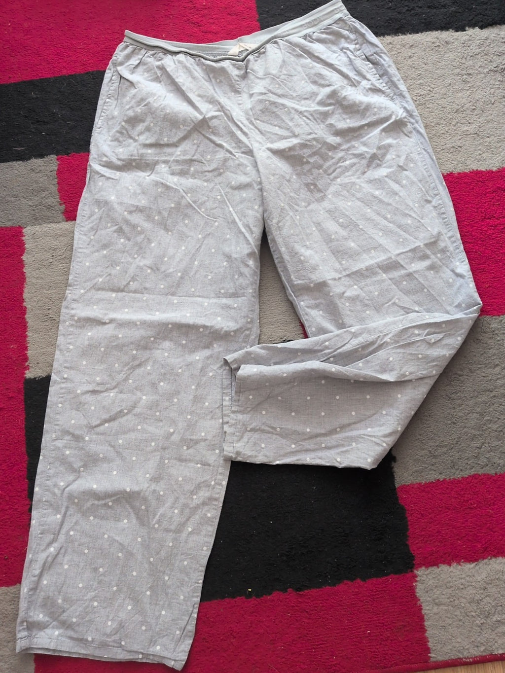Body 14 Grey With White Spots Pyjama Bottoms