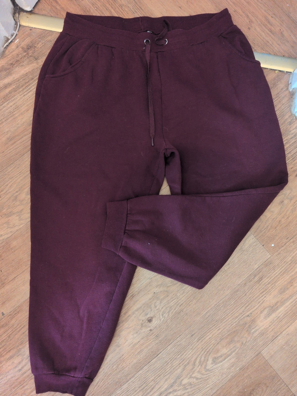 Ladies Peacocks Size 20 Dark Purple Elasticated Jogger