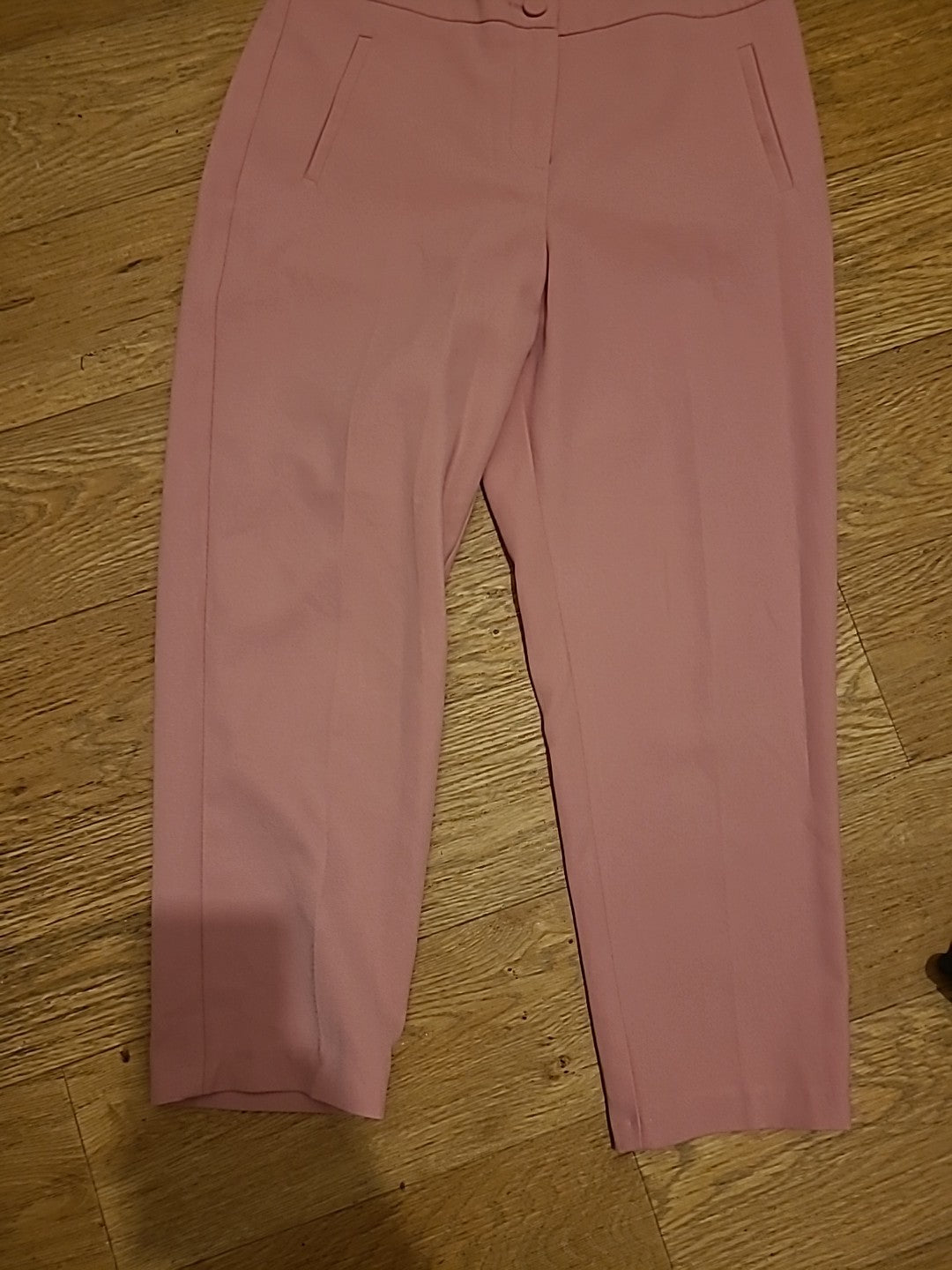 Ladies Primark Size 10 Pink Zip Fly Trousers