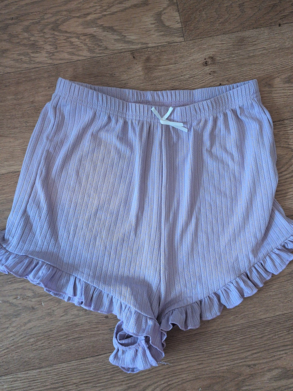 Small Lilac Purple Elasticated Sleep Shorts Pyjama