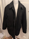 Carabou Large Black Lined Padded Feel Coat