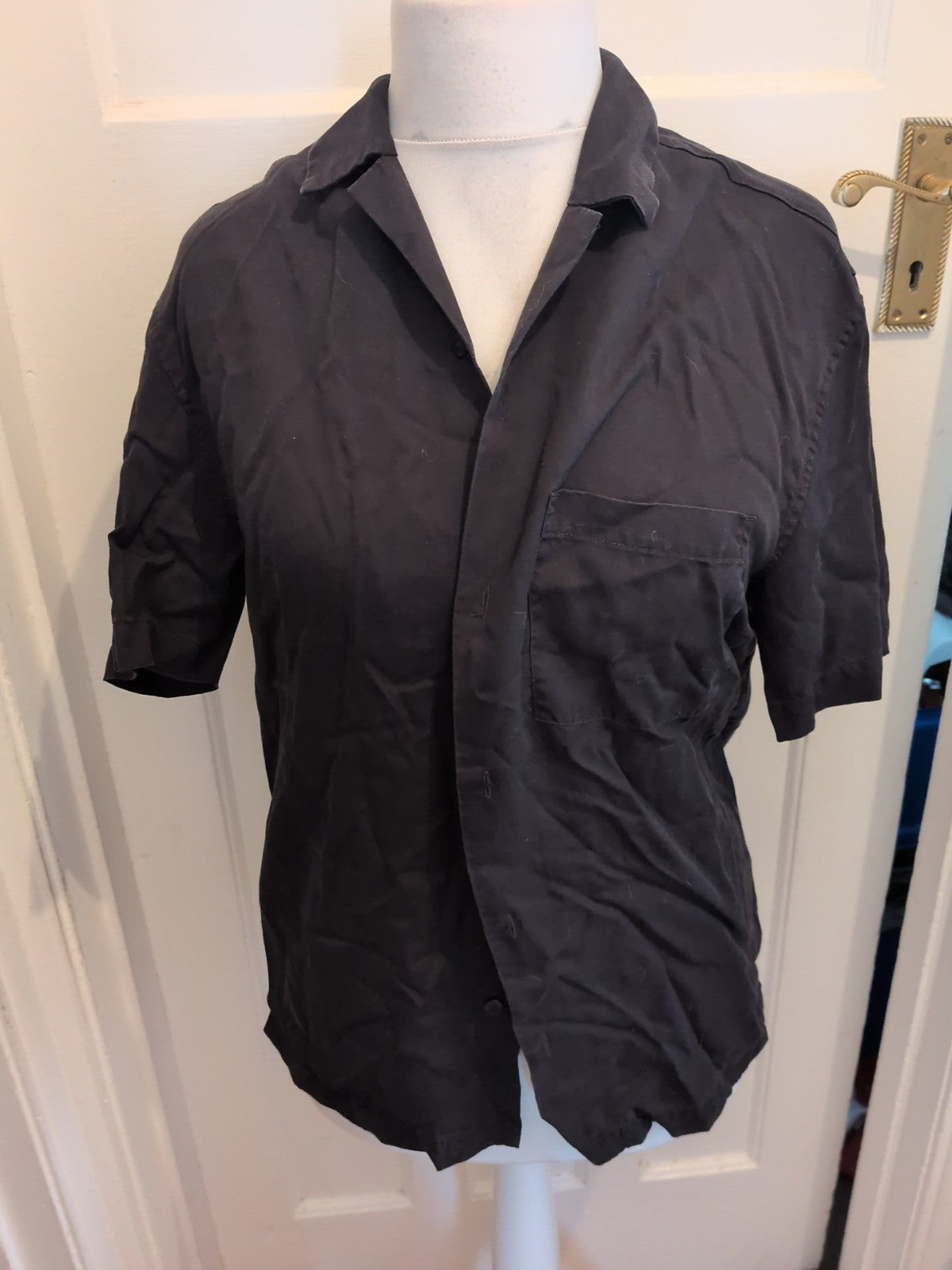 H&M Black Small Short Sleeve Shirt