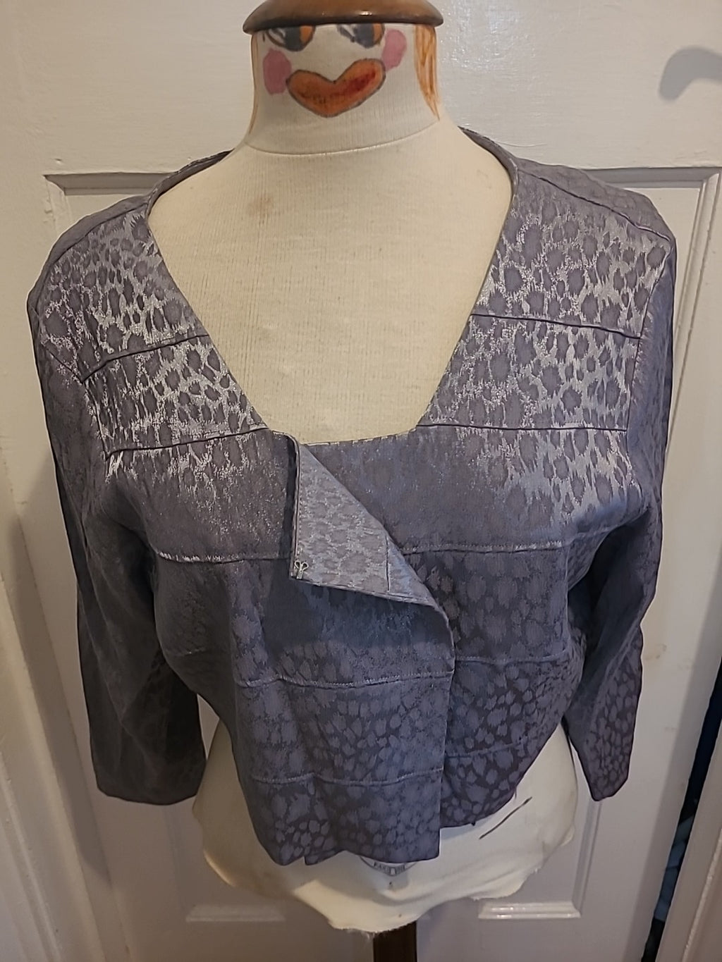 Brand New Ladies Gina Bacconi Size 20 Grey And Silver Cardigan RRP £74