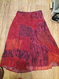 Ladies St Michael Vintage Size 12 Long Purple Coloured Skirt