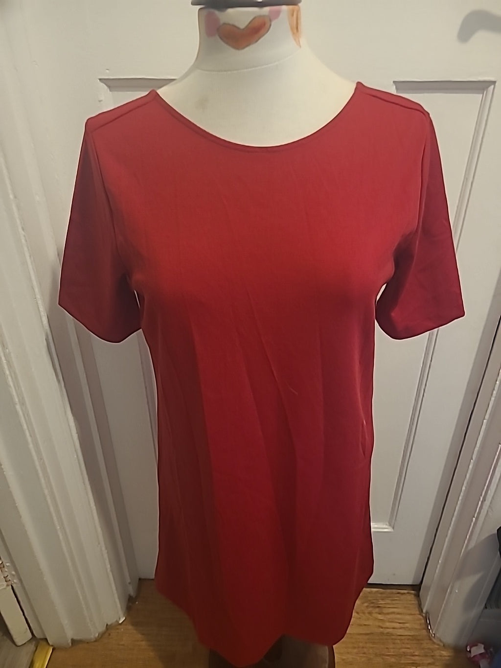 Ladies Gap Size Medium Red Short Sleeved Dress