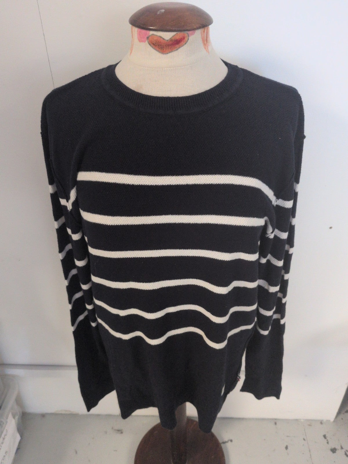 Jack&Jones XL Navy Stripe Pullover Jumper