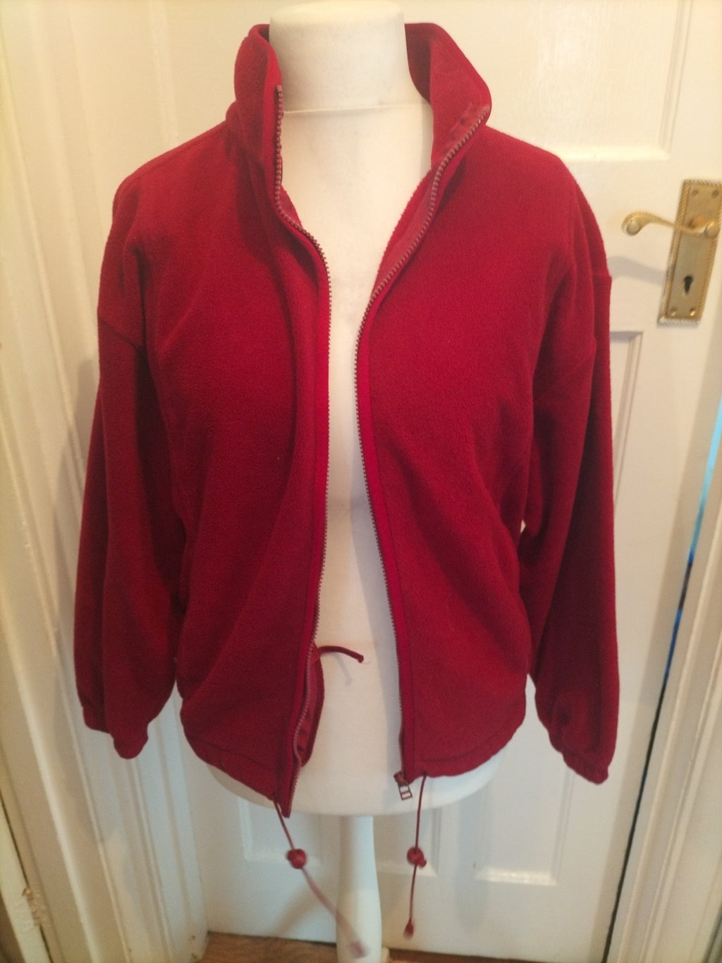 Mens Sport Limited Size Small Ruby Full Zip Jumper