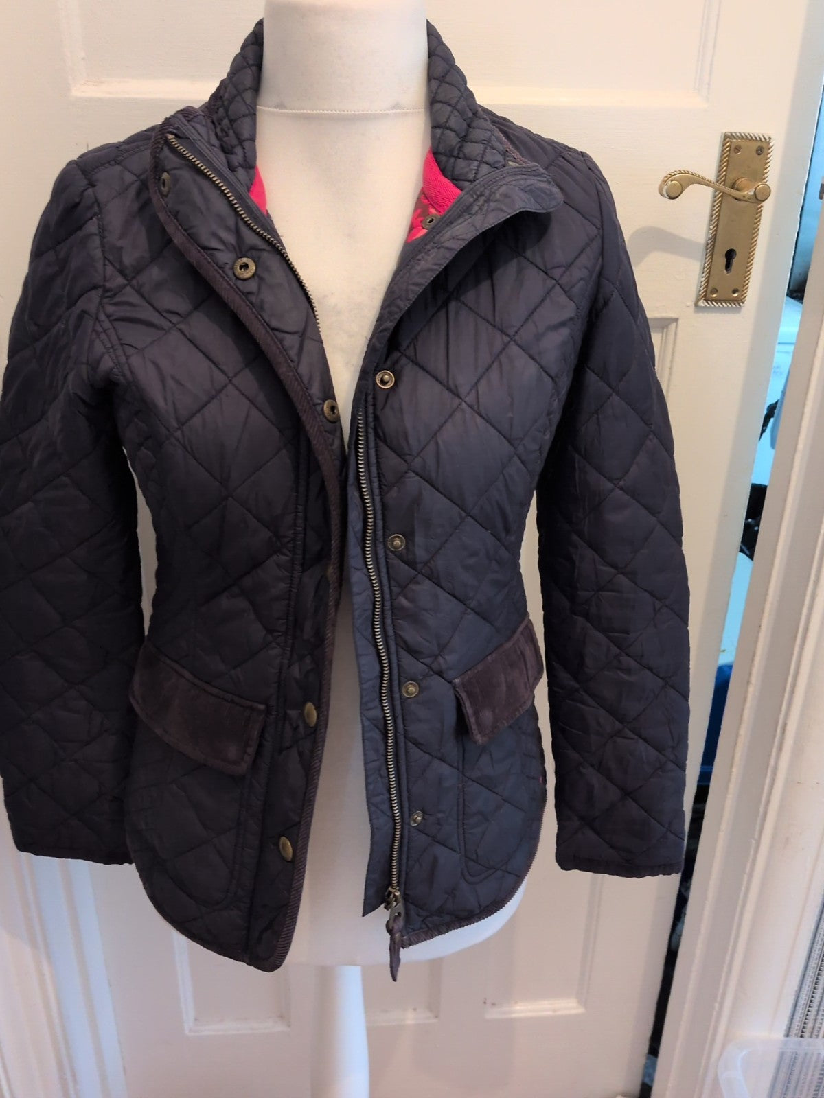 Joules 8 Navy Full Zip Long Sleeve Jacket