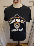 Ladies JHK Size Small Black"gringo" Short Sleeved Tshirt