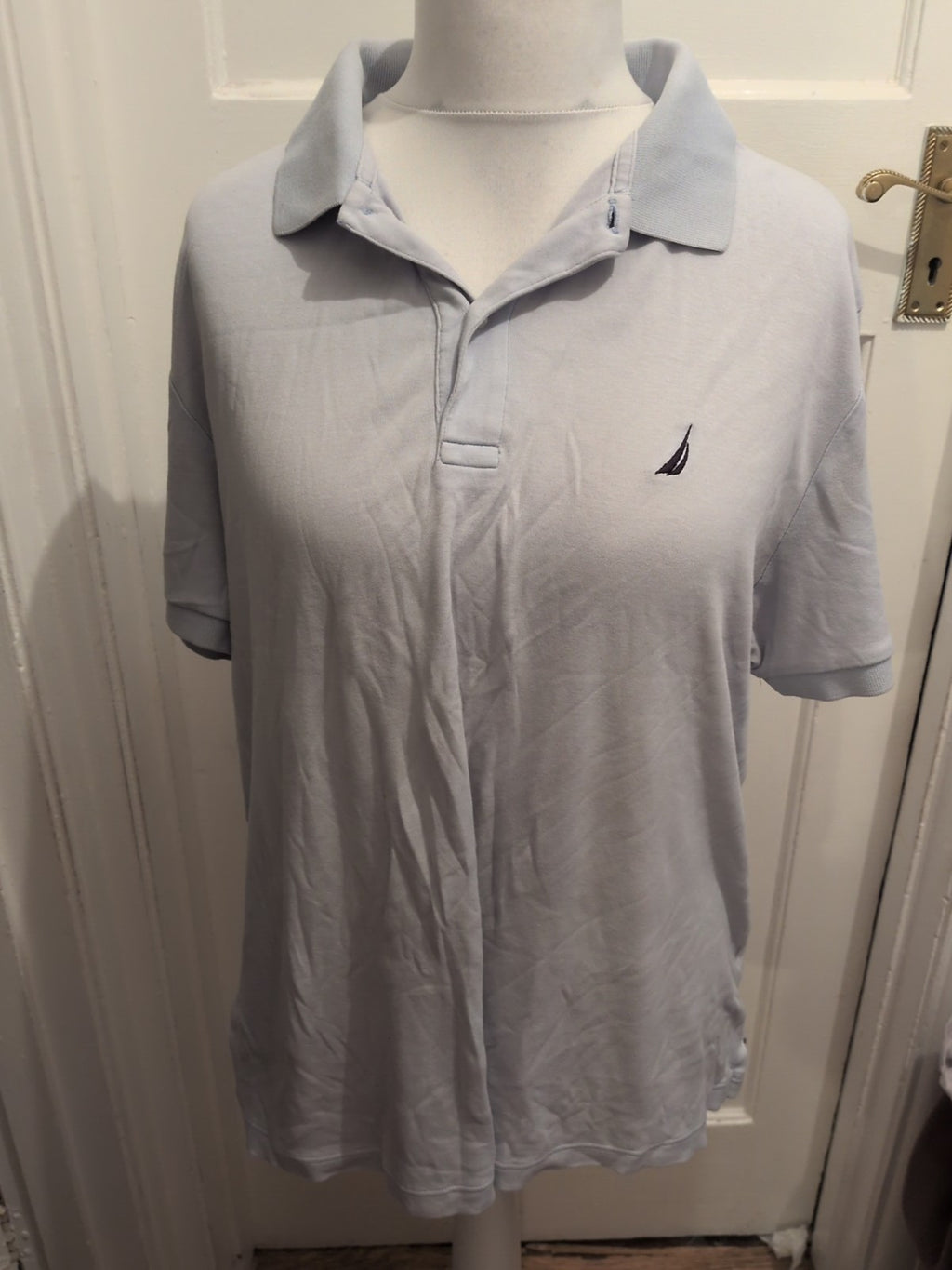 Mens Nautica Slim Fit 100%Cotton XL Polo Shirt