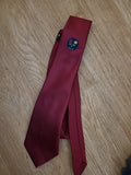 Mens Glenbourne Red 100% Polyester Tie