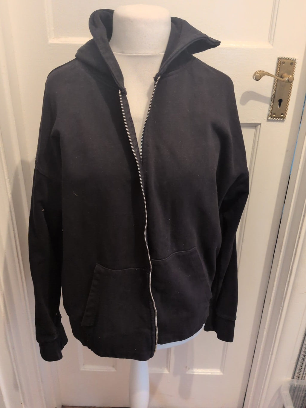 Menace Medium Black Full Zip Hoodie