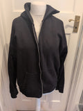 Menace Medium Black Full Zip Hoodie