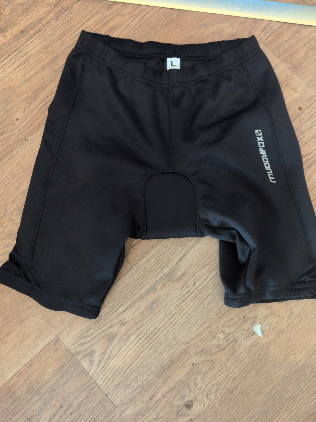 Muddyfox Large Black Elasticated Bib Shorts
