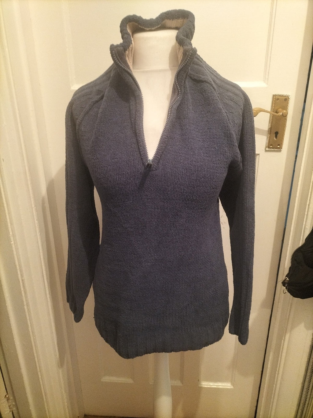 Mens Wolsey Size Small Navy Pullover Jumper