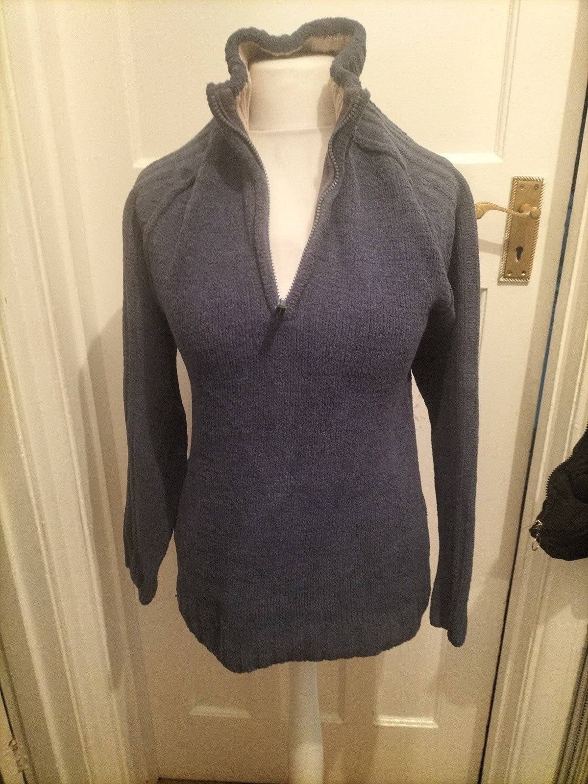 Mens Wolsey Size Small Navy Pullover Jumper