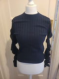 Ladies Sweaty Betty Size Medium Navy Long Sleeved Jumper